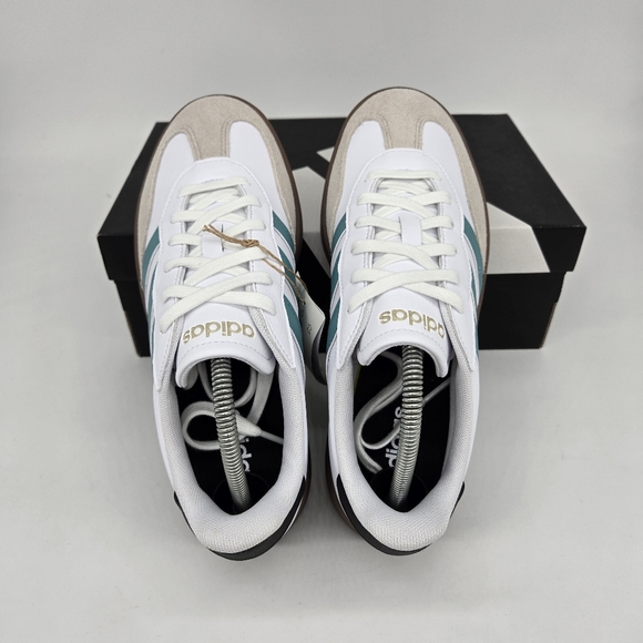 New adidas Barreda Cloud White Powder Teal Women's Shoes Size 8 - Picture 5 of 8